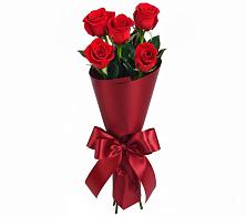 Букет 5 Красных роз Эдлесс Лав в Васильчиново