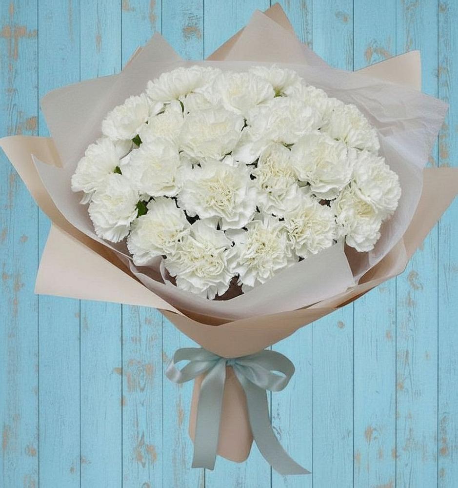 Букет цветов из: Гвоздики в Васильчиново