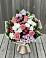 Букет цветов из: Альстромерии, Гвоздики, Розы и Хризантемы в Васильчиново