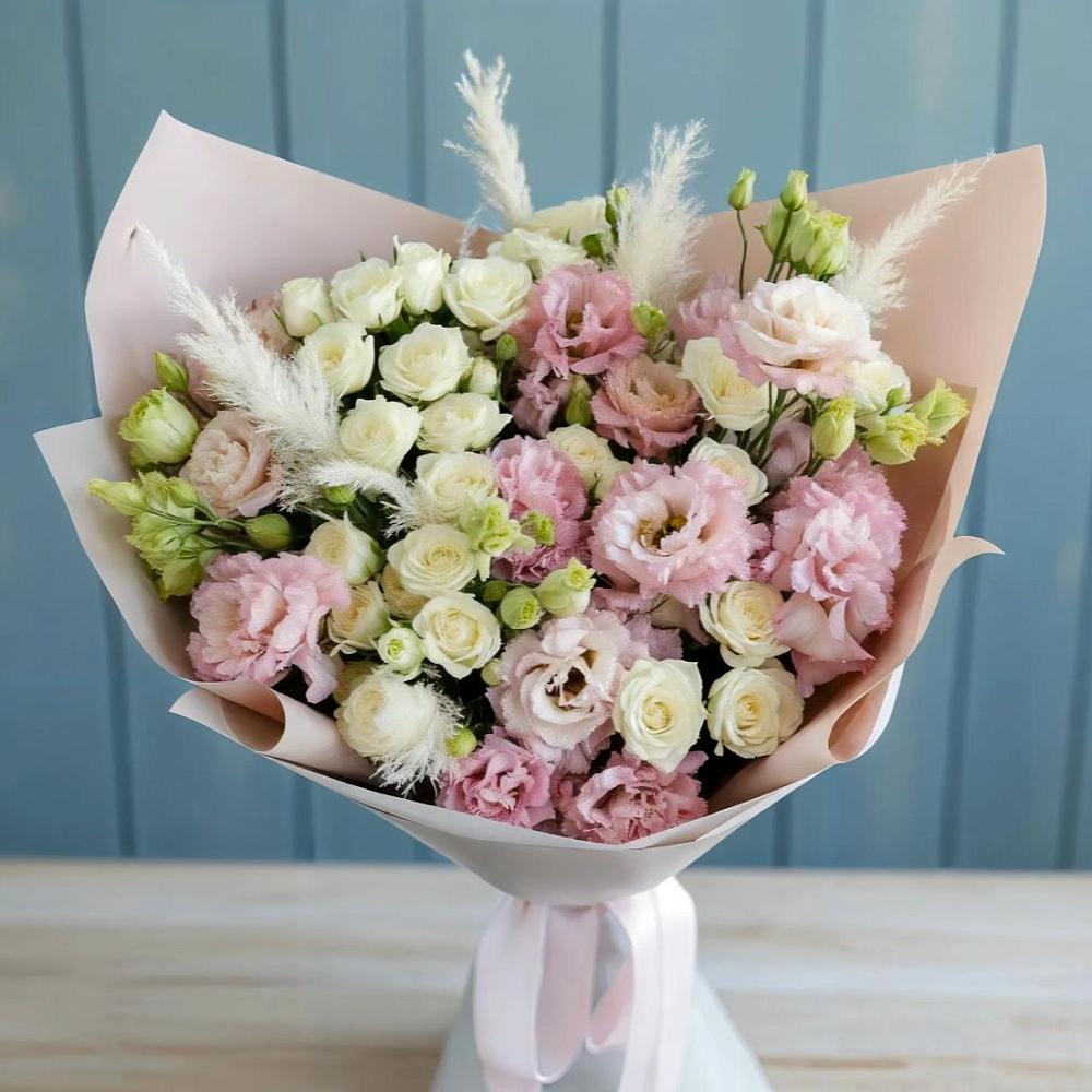 Букет цветов из: Альстромерии и Розы в Васильчиново