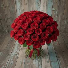 Букет 55 Красных роз Фридом #REPLACE_PRED# Васильчиново