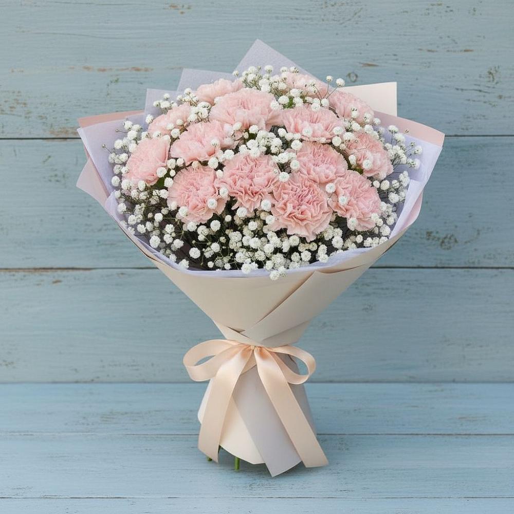 Букет цветов из: Гвоздики в Васильчиново