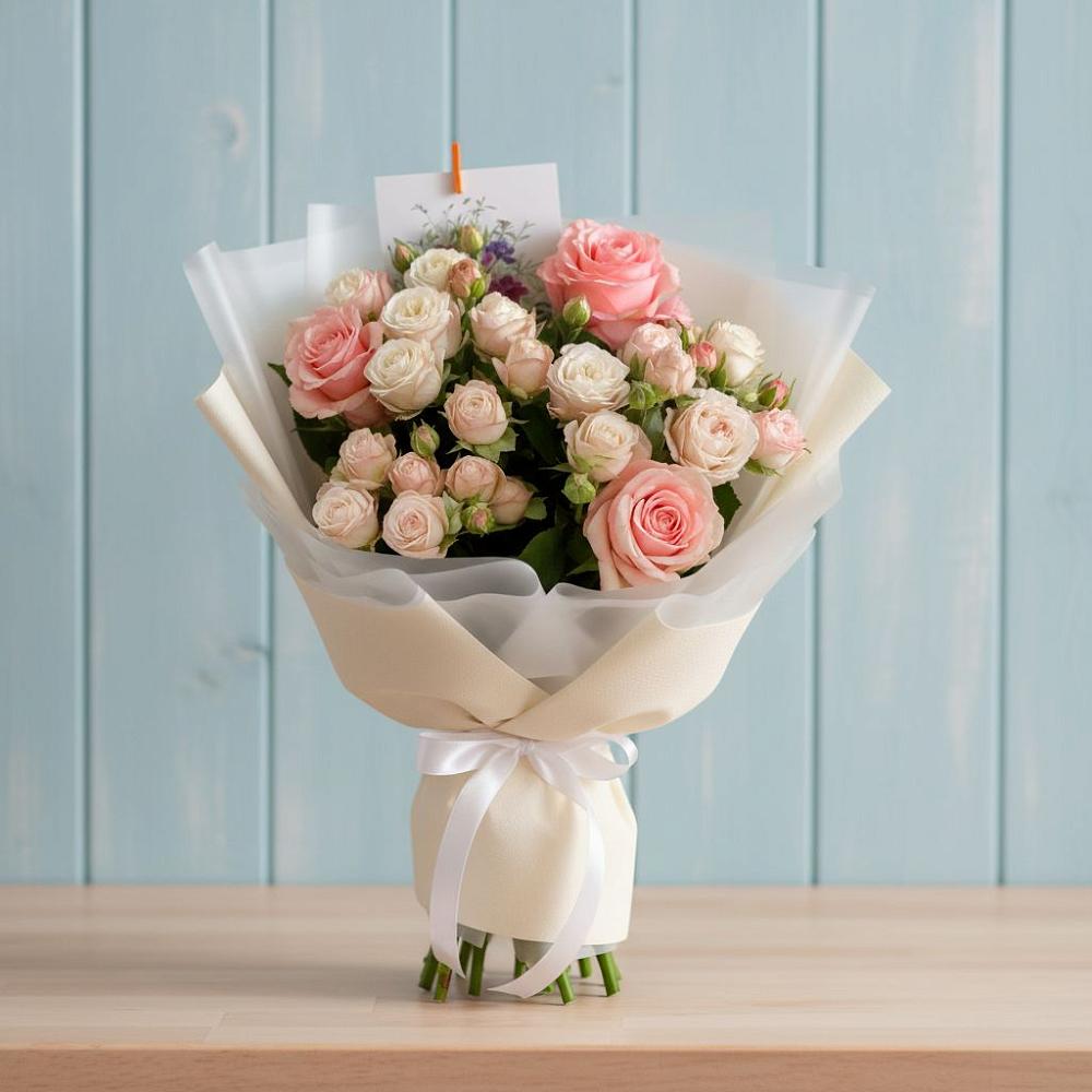 Букет цветов из: Розы в Васильчиново