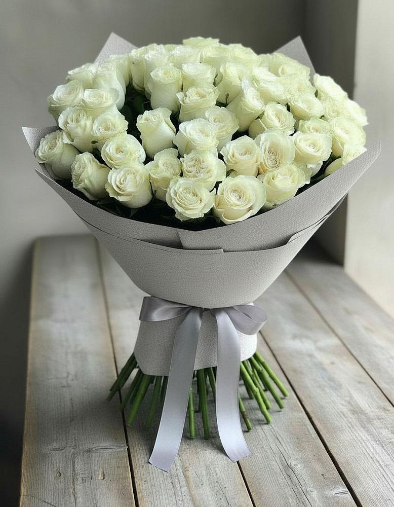 Букет 35 Белых роз в Васильчиново