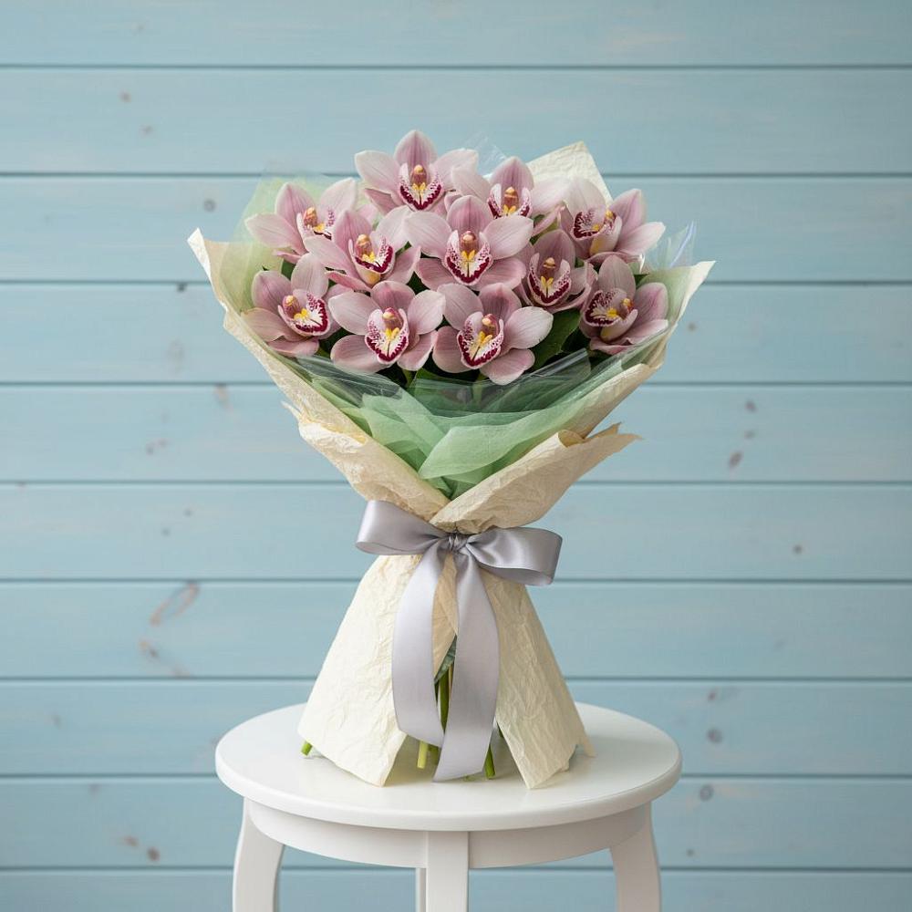 Букет цветов из: Орхидеи и Розы в Васильчиново