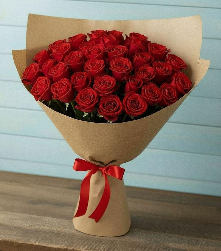 Букет Красные розы Милано в Васильчиново