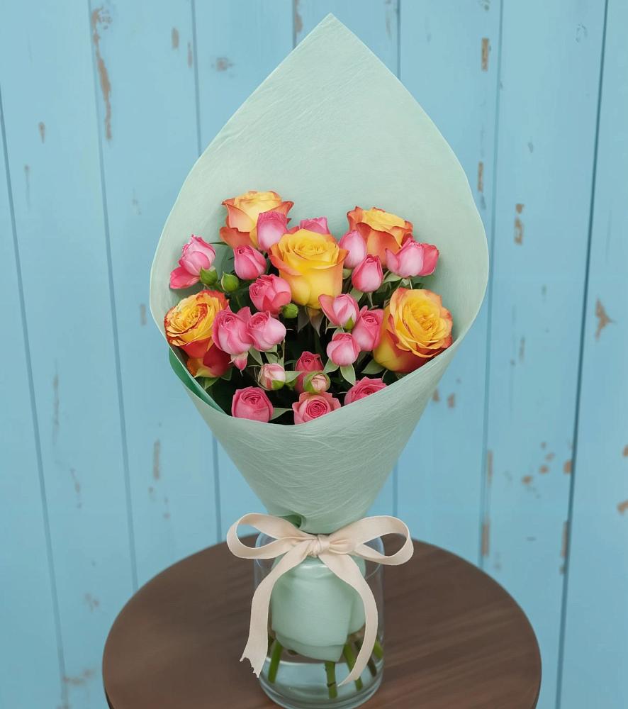 Букет цветов из: Розы в Васильчиново