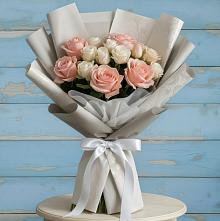 Букет цветов из:  Розы #REPLACE_PRED# Васильчиново
