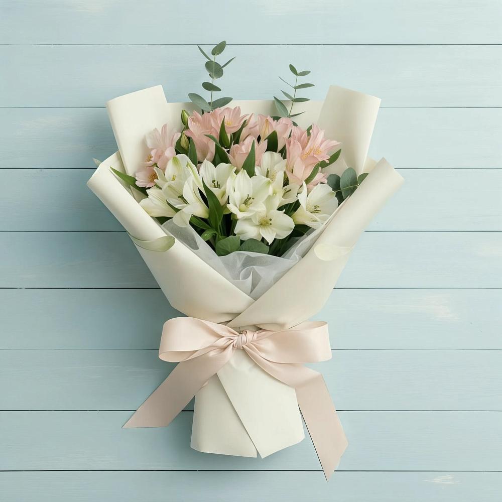 Букет цветов из: Альстромерии в Васильчиново