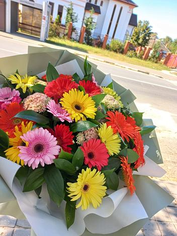 Букет цветов из: Герберы в Васильчиново