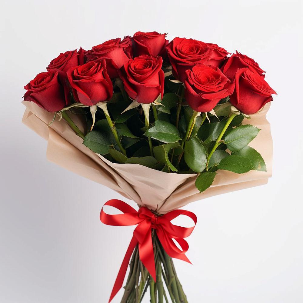 Букет 11 Красных роз Эдлесс Лав в Васильчиново