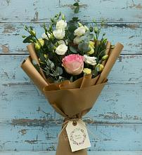 Букет цветов из:  Розы и Лизиантусы в Васильчиново
